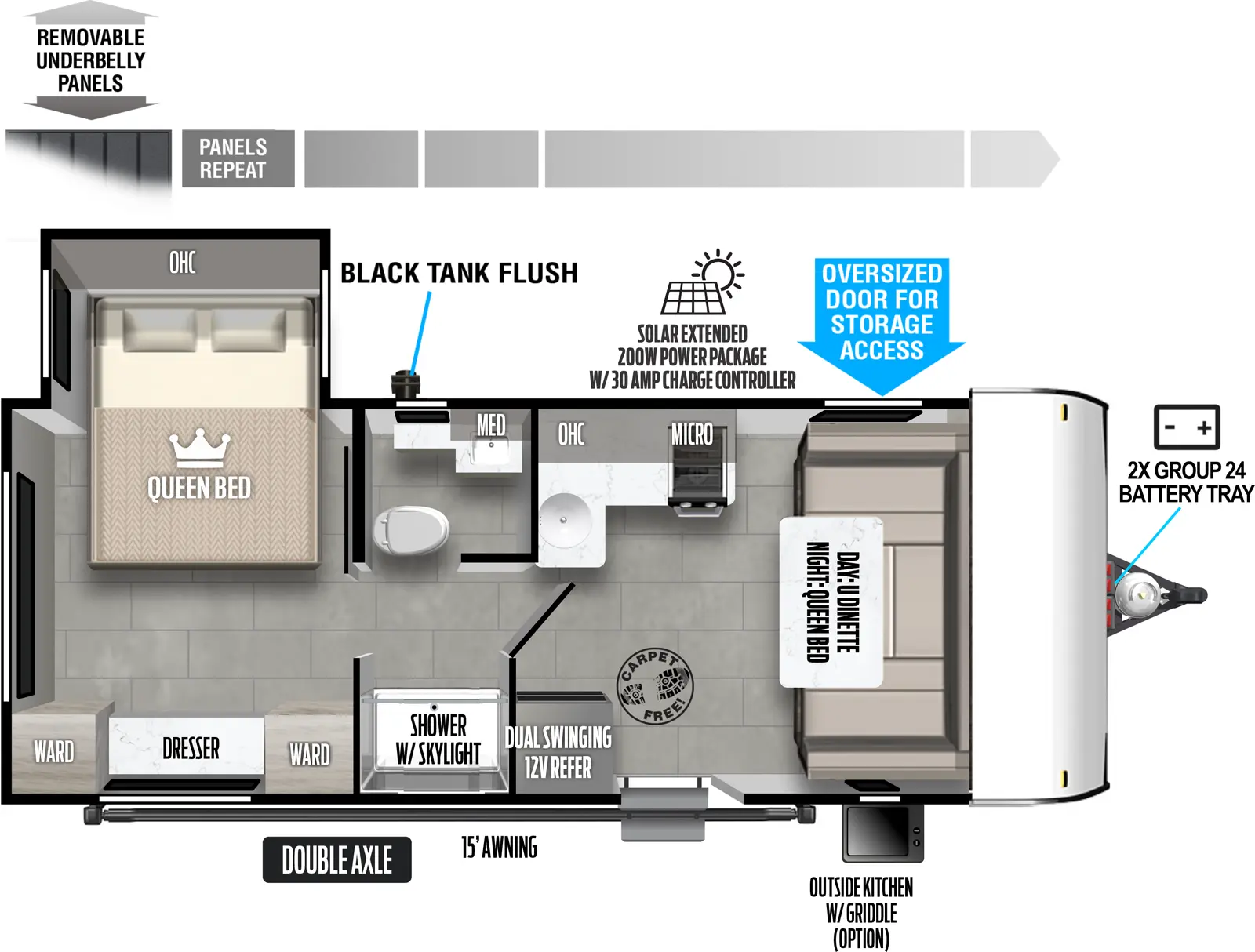 Evo Northwest 189RS Floorplan